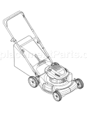 Part Location Diagram of 17211-ZL8-023 MTD Air Cleaner Element